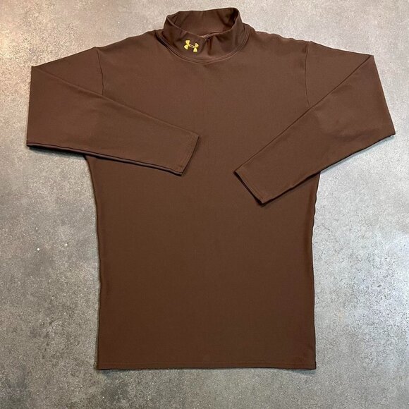 Under Armour Men's Brown and Gold T-shirt - Picture 1 of 5